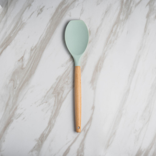 Pistachio Green Silicone Flat Top Spatula