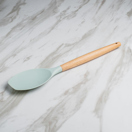 Pistachio Green Silicone Flat Top Spatula 3