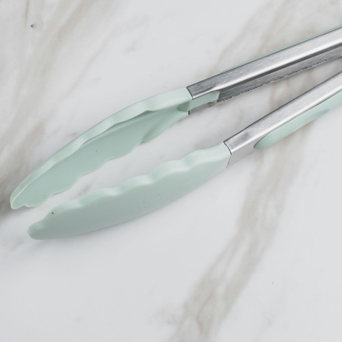 Pistachio Green Silicone Food Tong 2