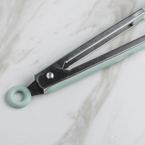 Pistachio Green Silicone Food Tong 3