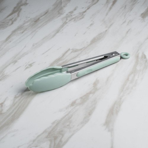 Pistachio Green Silicone Food Tong 4