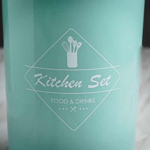 Candy Green Kitchen Utensils Bucket 3