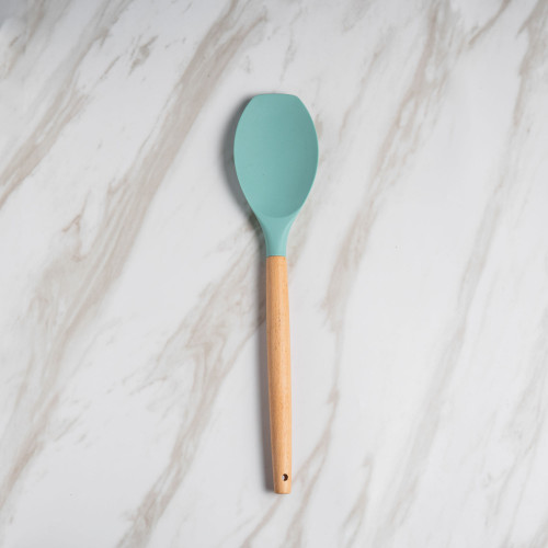 Candy Green Silicone Flat Top Spatula