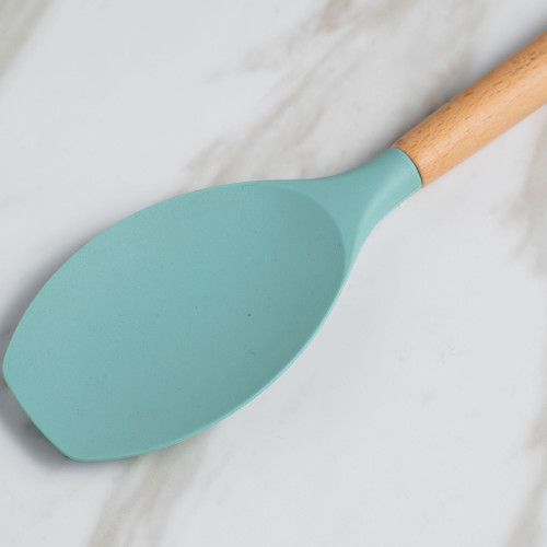 Candy Green Silicone Flat Top Spatula 2