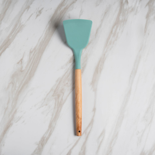 Candy Green Silicone Frying Spatula