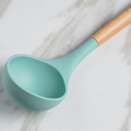 Candy Green Silicone Soup Ladle 2