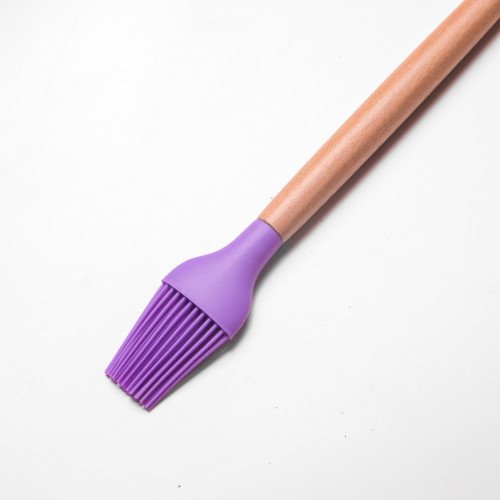 Flamboyant Purple Silicone Butter Brush 3