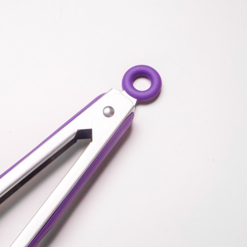 Flamboyant Purple Silicone Food Tong 2