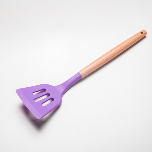 Flamboyant Purple Silicone Shovel Spatula 3