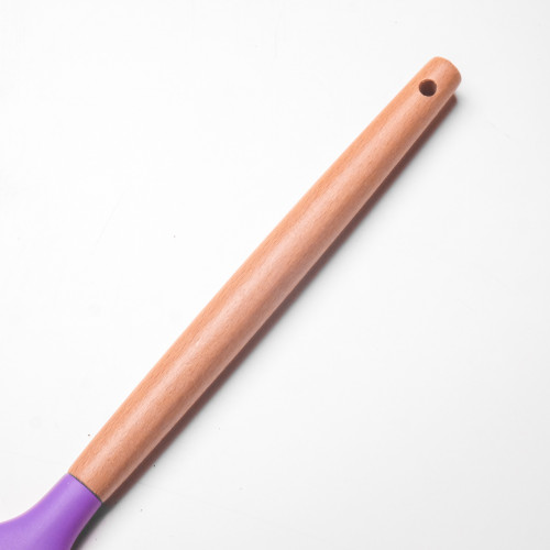Flamboyant Purple Silicone Soup Ladle 3