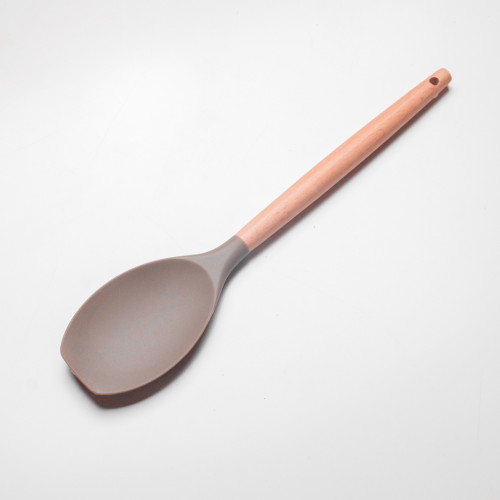 Mellow Brown Silicone Flat Top Spatula 2