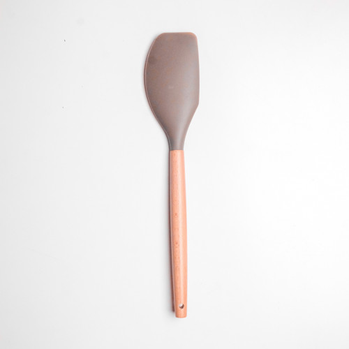 Mellow Brown Silicone Scrapper Spatula