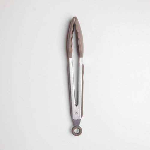 Mellow Brown Silicone Food Tong