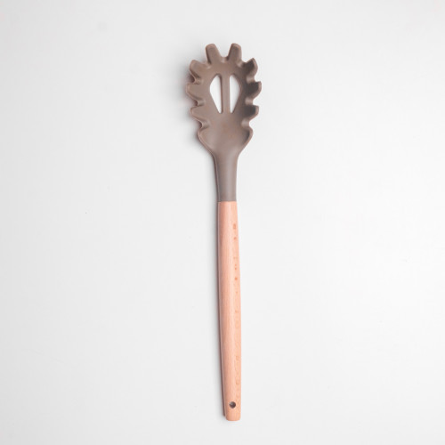 Mellow Brown Silicone Spaghetti Server