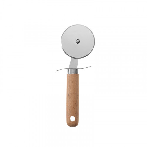 Round Pizza Cutter Wood Handle