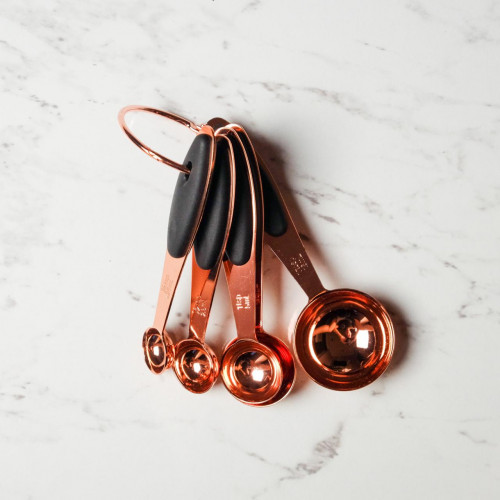 Rose Gold Kitchen Measuring Spoon Set