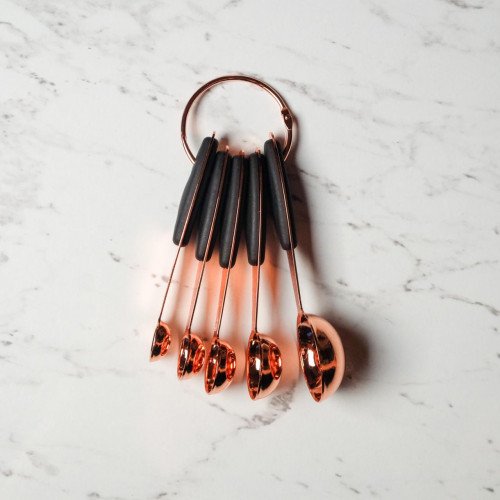 Rose Gold Kitchen Measuring Spoon Set 2