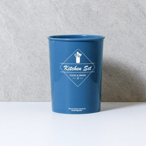 Gothic Blue Kitchen Utensils Bucket 2