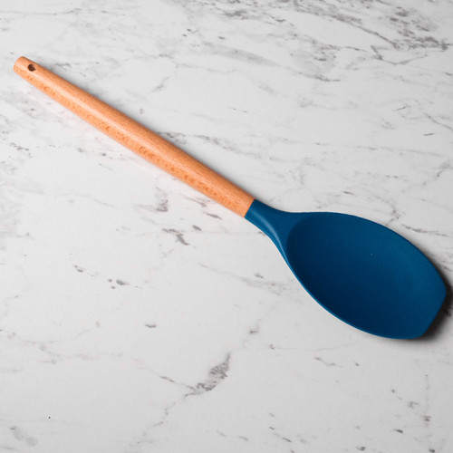 Gothic Blue Silicone Flat Top Spatula 2