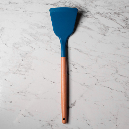 Gothic Blue Silicone Frying Spatula