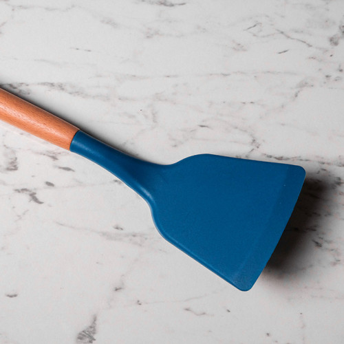 Gothic Blue Silicone Frying Spatula 4