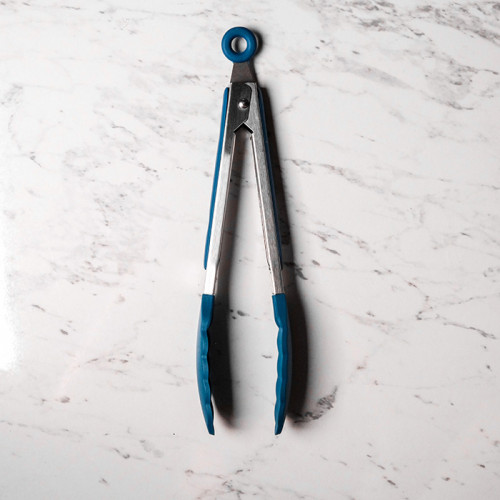 Gothic Blue Silicone Food Tong