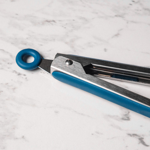 Gothic Blue Silicone Food Tong 3