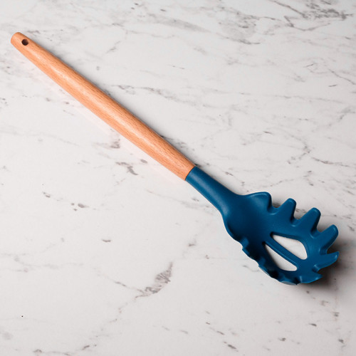 Gothic Blue Silicone Spaghetti Server 4