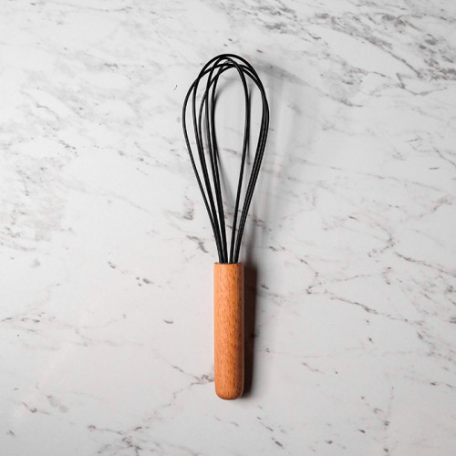 Bold Black Silicone Egg Beater