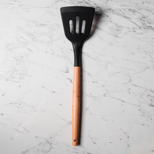 Bold Black Silicone Shovel Spatula