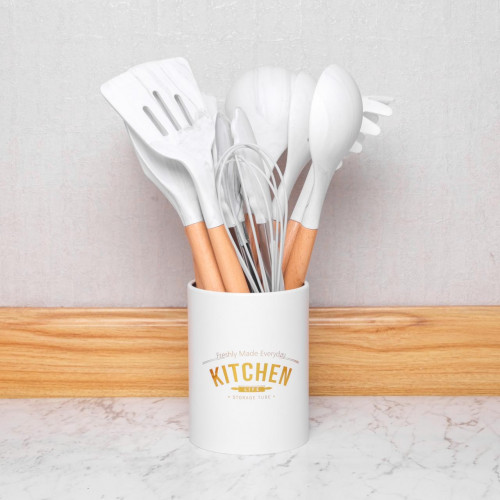 Frost White Kitchen Utensils Bucket 2