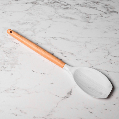 Frost White Silicone Flat Top Spatula 3