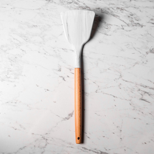Frost White Silicone Frying Spatula