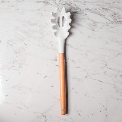 Frost White Silicone Spaghetti Server