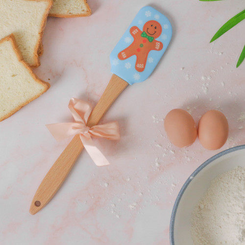 Silicone Baking Spatula with Character - Gingerbread 4
