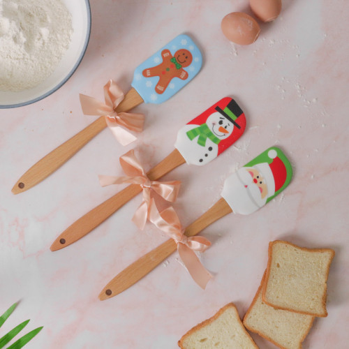 Silicone Baking Spatula with Character - Gingerbread 6