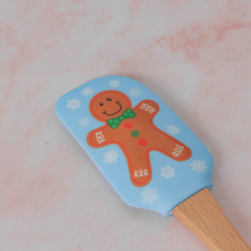 Silicone Baking Spatula with Character - Gingerbread 7