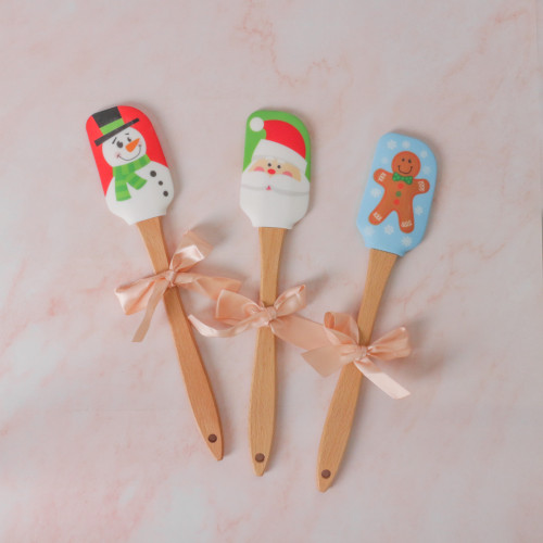 Silicone Baking Spatula with Character - Gingerbread 8
