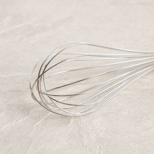 Stainless Steel 12 inch Baking Whisk with Wood Handle 3