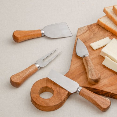 Stainless Steel Cheese Butter Knife 4-pieces Set