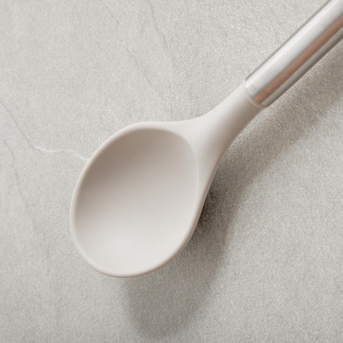 Light Khaki Silicone Serving Spoon 2
