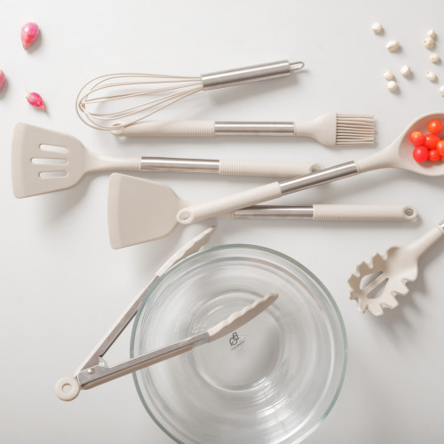 Light Khaki Silicone Egg Beater 4