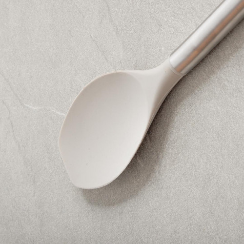 Light Khaki Silicone Flat Top Spatula 2