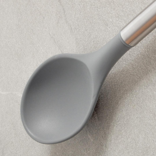 Slate Grey Silicone Serving Spoon 2