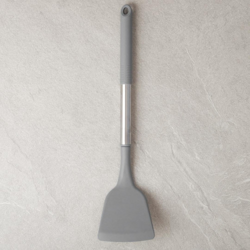 Slate Grey Silicone Frying Spatula