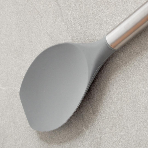 Slate Grey Silicone Flat Top Spatula 2