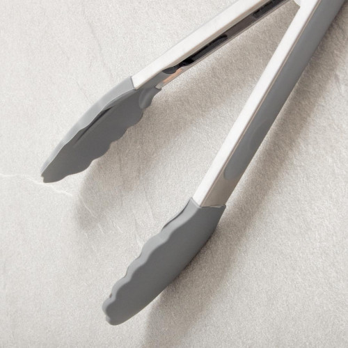 Slate Grey Silicone Food Tong 2