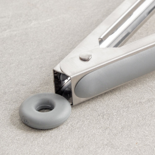 Slate Grey Silicone Food Tong 4