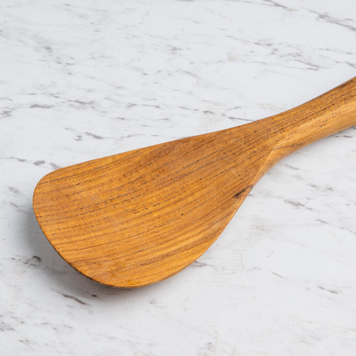 Wooden Rice Spoon Flat Top ST10 2