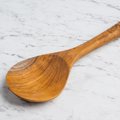 Wooden Rice Spoon Round Top ST12 2